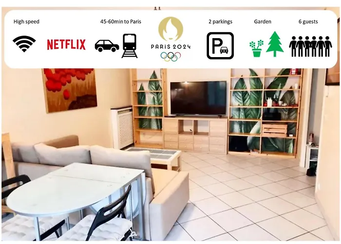 Appartement Calme Avec Jardin Proche De Paris